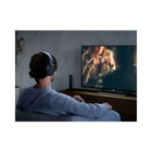 Sony - WHRF-400 Casque d'écoute sans fil cinéma maison, à annulation de bruit, avec microphone - noir-Les écouteurs sont réglables avec une fonction de rotation et d'inclinaison, permettant à n'importe quel membre de la famille de les utiliser confortablement pendant des heures