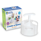 Learning Resources - Create-A-Space™ Mini-Center Blanc, Pack de 2-Inspiré par notre populaire centre de stockage Create-a-Space !