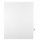 Mark Maker – Onglets séparateurs juridiques blancs, 1/15 onglets, format lettre, sans trous, numéro 42, 25/paquet-Onglets séparateurs blancs, 1/15 onglets