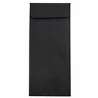 JAM Paper #10 Enveloppes d'affaires avec politique - 4,125" x 9,5" - Lin noir - Paquet de 50-Couleur : Enveloppes en lin noir