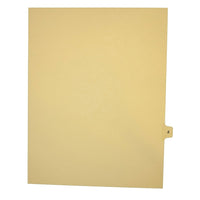 Mark Maker – Onglets séparateurs juridiques beiges, 1/15 onglets, format lettre, sans trous, lettre Z, 25/paquet-Onglets séparateurs beiges, 1/15 onglets