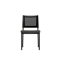 CB Office Ace Multi-Purpose Armless Stacking Chairs - Black - 4 Pack-Chaises polyvalentes empilables