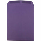 JAM Paper Enveloppes à ouverture au sommet avec fermeture gommée, 9 x 12 po, violet foncé, 100/pqt-Taille : 9 x 12 po