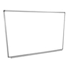 Luxor - Tableau blanc magnétique mural 72 "x 48"-Tableau blanc magnétique en acier peint, cadre enfermant un cadre en aluminium chromé