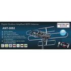 Electronic Master – Antenne TVHD télécommandée, 22 x 37 x 14 (po), argenté-Installation sans outil