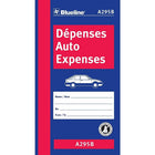 Blueline - Livret de dépenses pour la voiture, bilingue-Reliure cousue à cheval avec couverture souple  