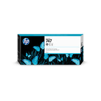 Cartouche d'encre HP 747 DesignJet grise, 300 mL-Gris