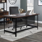 Sauder 66"W La Collection Briarbrook Bureau - Finition Barrel Oak-Fini sur toutes les faces pour un placement polyvalent dans n'importe quelle pièce