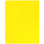 JAM Paper Chemises de présentation lustrées avec deux pochettes, jaune, 12/paquet-5
