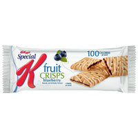 Kellogg's - Barres croquantes Special K - saveur de bleuets - 125 g - Paquet de 6-Les barres croquantes aux fruits Special K sont croquantes, fruitées, délicieuses et fournissent 100 calories pour deux barres!
