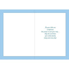 Rosedale – Cartes de souhaits et enveloppes « Boy Baby Baptism » 5 1/2 x 8 po, 12/paquet (15300)-Cartes de souhaits de qualité comparable à celles qu’on retrouve dans un magasin spécialisé