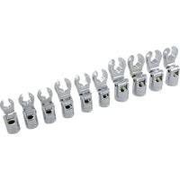 Dynamic Tools – Ensemble de douilles à écrou évasé, métriques, avec prise de 3/8 po, 10 pièces, 10 à 19 mm-Comprend : 10, 11,12, 13, 14, 15, 16, 17, 18, 19 mm