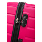 TOSCANO OPPORTUNA Bagage à main rigide 20 po - Fuschia-Système de roues détachables Dual Glide Tech
