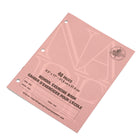 North American Paper Inc. - Cahiers d’exercices - 8 -5 po x 11 po - quadrillé 1 cm - 40 pages - paquet de 25-Style de reliure : Agrafé