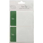 JAM Paper Étiquettes-cadeaux porte-nom avec Ho-Ho-Ho, 2 1/4 x 3 1/2 po, 2/page, 96/paquet-Quantité par paquet : Paquet de 96