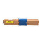Premium Tone - Okidata 46508701 Cartouche de toner Compatible, Jaune-Dimensions: 12 po L x 2 po L x 2 po H