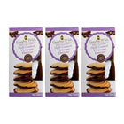 Grandma Wild's - Biscuits viennois demi-enrobes de chocolat au lait - 150g - Paquet de 3-Convient aux vegetariens