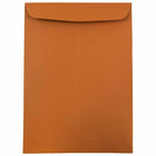 JAM Paper - Enveloppes ouvertes pour catalogue - 9" x 12" - Orange foncé - Paquet de 25-Couleur : orange foncé.