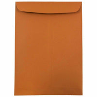 JAM Paper - Enveloppes ouvertes pour catalogue - 9" x 12" - Orange foncé - Paquet de 25-Couleur : orange foncé.