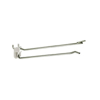 Azar Displays – Crochet pour porte-étiquette, 8 x 0,187 po, 25/paquet (701238)-En métal galvanisé avec plaque rabattable en plastique