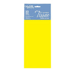 MillBrook Papier de soie, Jaune, 10 feuilles par paquet, caisse de 12 (93003)-Papier de soie