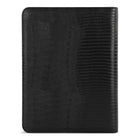 Bugatti Lezard textured vegan leather rind binder, Black (RGB2391BU-BLACK)-Pochette avant facile d'accès