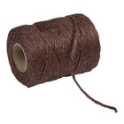 JAM Paper Ficelle kraft de jute naturel, 3 plis, brun chocolat, 219 pi (long.), 3/paquet-Dimensions : 3/8 larg. (po)
