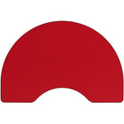 Flash Furniture – Table mobile haricot, surface 48 x 96 x 1,25po, hauteur ajustable préscolaire, rouge (XUA4896KIDRDHPC)-Table en forme de haricot pour activités de groupe