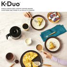 Keurig K-Duo - Cafetière une tasse à la fois pour capsule K-Cup et à carafe  avec fonctions programmables et fonction d'infusion intense - Noir-Pause et versement : met automatiquement votre machine à café en pause pendant 20 secondes, permettant à la carafe d'être versée