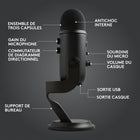 Logitech Blue Yeti Game Streaming Kit-Compatible PlayStation - Connectez Yeti à votre PS4 ou PS5 pour améliorer instantanément votre audio