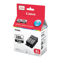 Canon –  Cartouche d'encre PGI-280XL emballage double économique-Noir