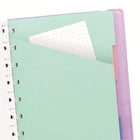 Cahier de notes rechargeable de Filofax - 8-1/4 x 5-3/4po - Orchidée - 112 pages-8-1/4 x 5-3/4po