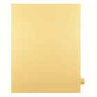 Markmaker - Intercalaires imprimes Legal, Chamois, 1/25th coupe, format lettre, sans trous, 25 tabs/PQT, 5 PQT/Boite, Numero 148-Intercalaires imprimes Legal