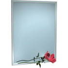 ASI - Miroir à verrouillage, 24 po x 36 po, verre à glace-Miroir à verrouillage en verre à glace, 24 x 36