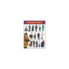 TREND Enterprises, Inc. Tableau d'apprentissage des assistants communautaires, 17" x 22"-16 métiers de service différents présentés avec des photos de personnes en uniformes typiques.