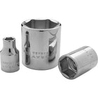 Gray Tools – Douille à prise 12 pans standard, 1 7/16 x 1/2 po, fini chromé-Taille : 1 7/16 po