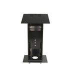 Urbann Lutrin K3 avec roulettes - aluminium - anthracite-610 mm x 510 mm x 1143 mm (24" x 20" x 45")