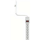 Sleek Socket - 6pi cache-prise ultra-mince parasurtenseur à 6 prises-Interieur seulement