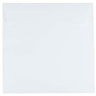 JAM Paper Enveloppes de 6,5 x 6,5 po, blanc, 50/paquet-Enveloppes carrées en papier blanc ordinaire