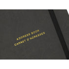 Winnable - Carnet d'adresses, 8 po x 5 po, noir-104 pages 