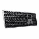 Satechi - Clavier sans fil Bluetooth pour Mac - Gris sideral-1,38 po H x 17,91 po l x 6,57 po P