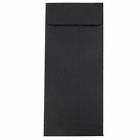 JAM Paper #14 Enveloppes d'affaires avec politique - 5" x 11.5" - Lin noir - Paquet de 25-Couleur : Lin Noir