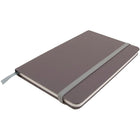 JAM Paper - Cahier ligné à couverture rigide et fermeture élastique, format voyage, 4 x 6 po, gris, 2/paquet (340528853g)-Vendu séparément