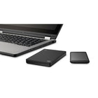 Seagate Disque dur portable Backup Plus Slim STDR1000100, USB 3.0, 1 To, noir-Connectivité USB éliminant le besoin de câbles et cordons additionnels