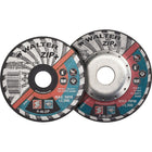 Walter Surface Technologies - Meules À Tronçonner Renforcées Zip+ Pour Meuleuse À Angle Droit, 5po x 1/16po, paquet de 12-Dimension de l'arbre 7/8po