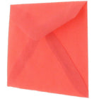 JAM Paper Enveloppes, rouge translucide, 3drug, 2,31 x 3,62 po, 100/paquet-Dimensions : 2,9 haut. x 3,6 larg. x 0,1 prof. (po)
