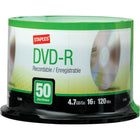 Staples - DVD-R 4,7 Go, 16x, paq. cyl./50-Le support inscriptible le plus polyvalent