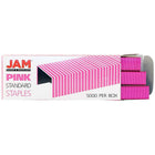 JAM PaperMD – Agrafes de taille standard, rose, paquet de 5-Rose