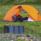 Technaxx - Étui de chargement solaire 21W TX-207 - noir-Panneau solaire: Cellule solaire monocristalline
