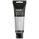 Liquitex Basics – Peinture acrylique 1046236, argent, tube de 118 ml-Formulée avec des pigments de qualité artistique sur lesquels l'artiste peut compter